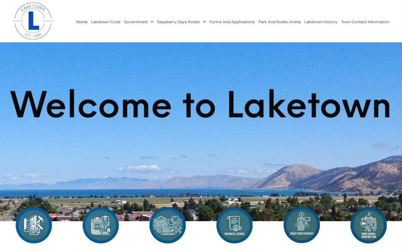 Laketown town-office source for Rich County arrest record routing